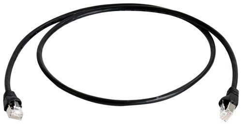 Telegärtner Câble patch, Cat.6a, S/FTP (profond),7,5 m, noir