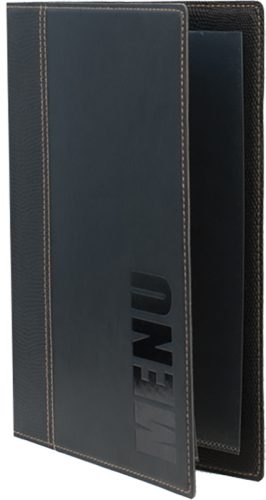Securit Protège-menus TRENDY, A5, noir