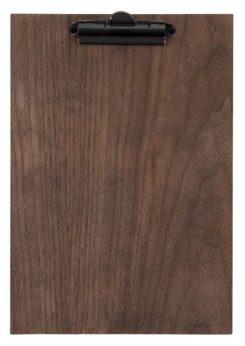 Securit Porte-menu à pince WALNUT, A4, en noyer