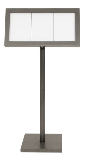Securit Pied support pour vitrine d'affichage LED, 980 mm