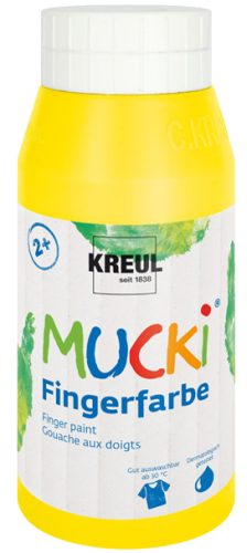 KREUL Gouache aux doigts 'MUCKI', 750 ml, noir