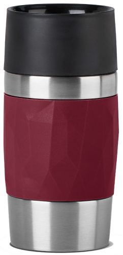 emsa Gobelet isotherme TRAVEL MUG COMPACT, 0,3 L, bordeaux