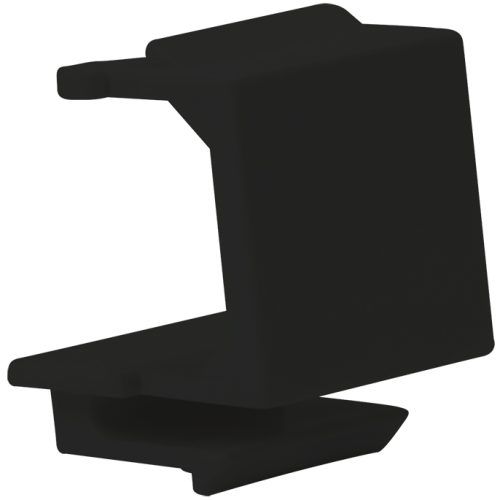 LogiLink Couvercle de protection pour module Keystone, noir