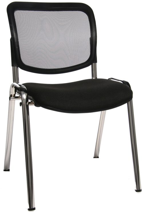 Topstar Chaise de bureau 'Net Point Visit chrom', rouge