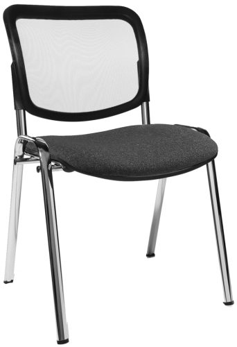 Topstar Chaise de bureau 'Net Point Visit chrom', anthracite