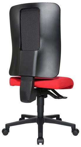 Topstar Chaise de bureau pivotante 'Open X (N)', rouge/noir