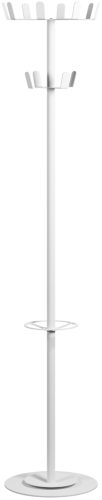 PAPERFLOW Portemanteau COLOR RANGE, 12 crochets, blanc