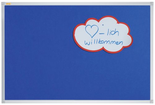 FRANKEN Tableau en textile X-tra!Line, 900 x 600 mm, bleu