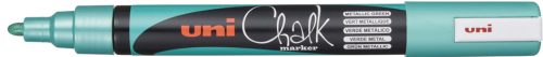 uni-ball Marqueur craie Chalk marker PWE5M, vert métallique