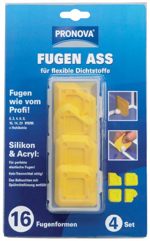 PRONOVA Fugen ASS pour silicone et acrylique, jaune