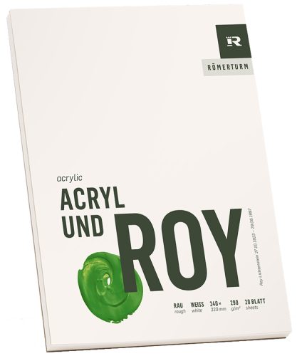 RÖMERTURM Bloc d'artiste 'ACRYL UND ROY', 420 x 560 mm
