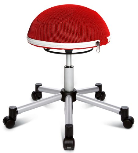 Topstar Tabouret fitness 'Sitness Half Ball', rouge