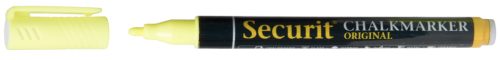 Securit Feutre-craie ORIGINAL SMALL, jaune