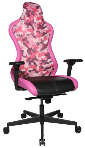 Topstar Chaise de bureau 'Sitness RS Sport Plus', noir/rose
