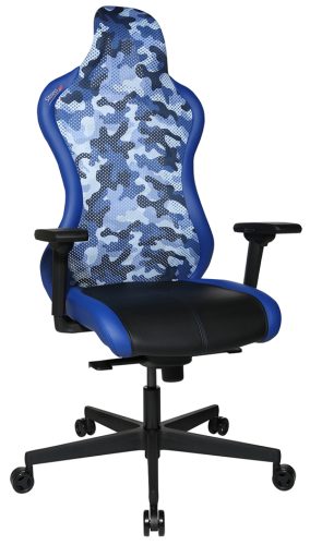 Topstar Chaise de bureau 'Sitness RS Sport Plus', noir/bleu