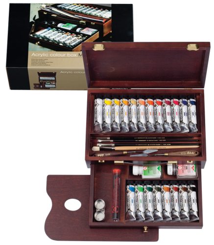ROYAL TALENS Couleur acrylique REMBRANDT, coffret 'MASTER'