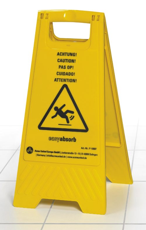 easyabsorb Panneau de signalisation 'Attention sol glissant'