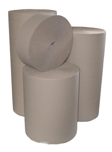 HAPPEL Rouleau de carton ondulé, (l)400mm x (L)70m, 80 g/m2