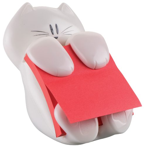 Post-it Distributeur Z-Notes 'Chat', équipé, blanc