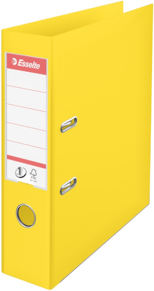 Esselte Classeur à levier No. 1 Power, 75 mm, jaune