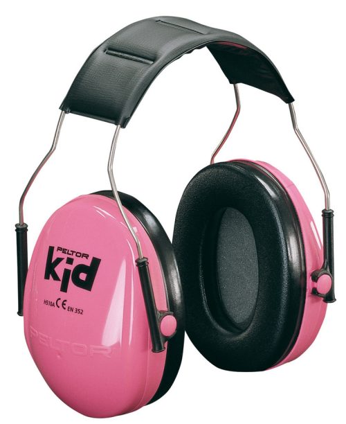 3M Peltor kid Casque anti-bruit H510, rose fluo / noir