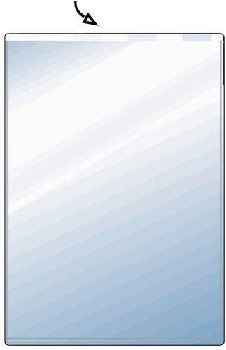 HETZEL Etui de poche, PVC, simple, 0,17 mm, format: A8