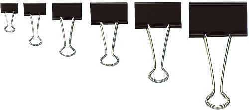 WEDO Pince double clip Foldback, (L)19 mm, écartement: 7 mm