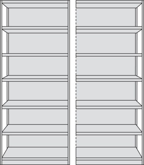 kerkmann Rayonnage annexe Progress 500, (H)2.250 mm