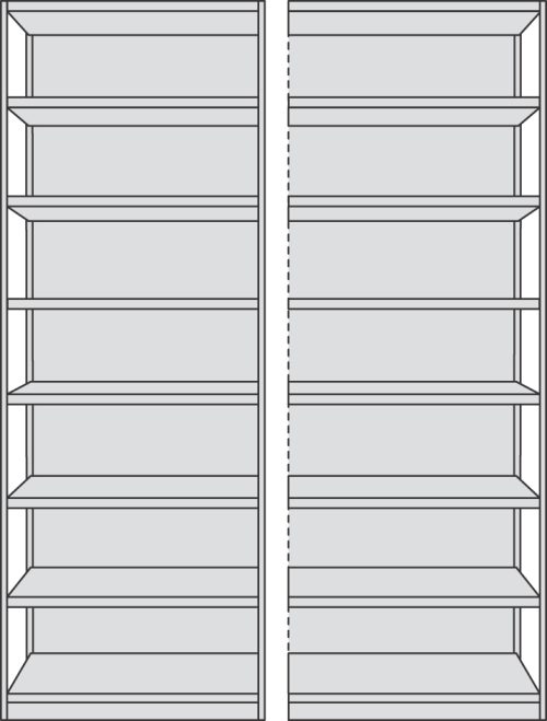 kerkmann Rayonnage annexe Progress 500, (H)2.600 mm