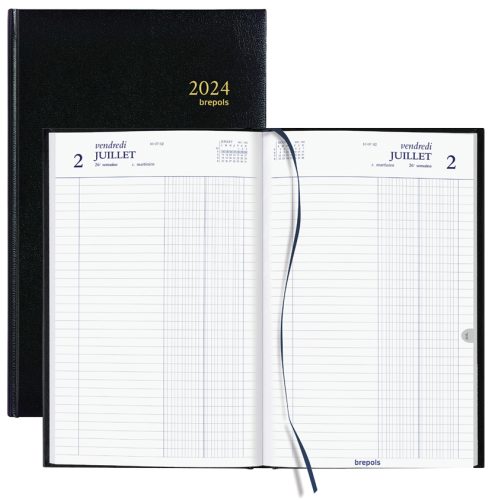 brepols Agenda Banquier large '0.146' 2026, 2 volumes
