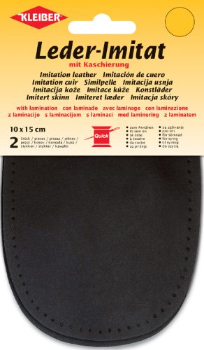 KLEIBER Patch imitation cuir avec doublure, gris clair