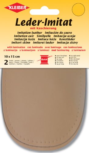 KLEIBER Patch imitation cuir avec doublure, beige