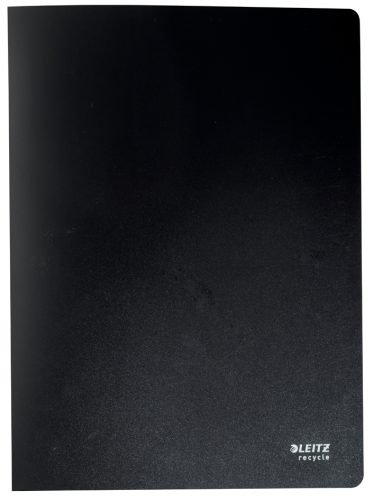 LEITZ Protège-documents Recycle, A4, PP, 20 pochettes, noir