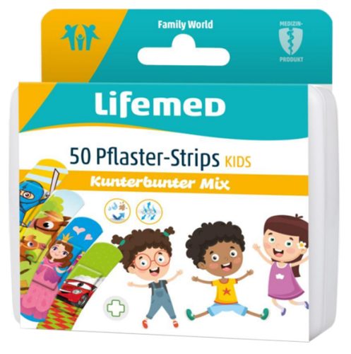 Lifemed Pansement pour enfants 'Mix', boîte de 50