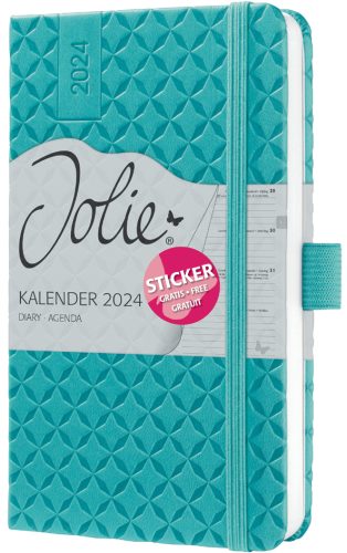 sigel Agenda de poche Jolie Flair 2026, A6, bleu indigo