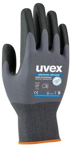 uvex Gants de travail phynomic allround, T. 12, 1 paire