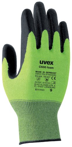 uvex Gants de protection contre les coupures C500 foam, T.9