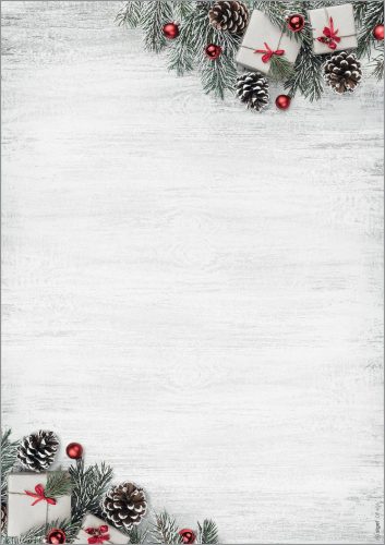 sigel Papier à motif de Noël 'Scandinavian Christmas', A4