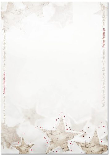 sigel Papier à motif de Noël 'Christmas Timber', A4, 90 g/m2