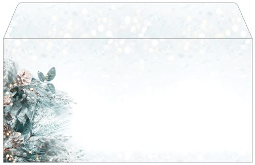 sigel Enveloppe à motif de Noël 'Eucalyptus magic'