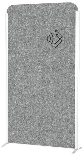 MAUL Système de cloison MAULcocoon, 1.000 x 1.800 mm, blanc
