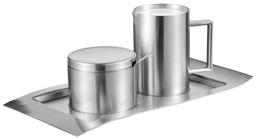 Esmeyer Set pour lait & sucre 'WAVE', 5 pièces