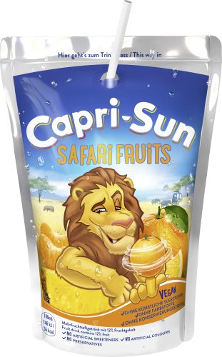 Capri-Sun Boisson à base de jus de fruits SAFARI FRUITS