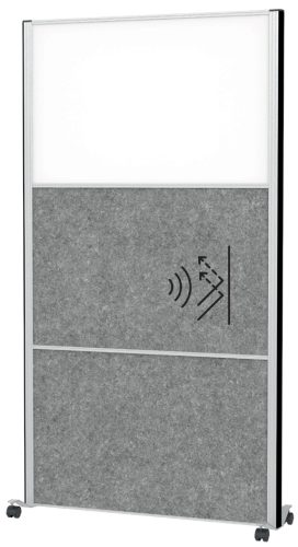 MAUL Système de cloison MAULconnecto, 2x acoustique/1x