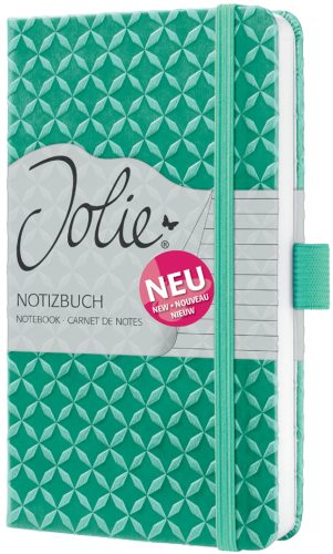 sigel Carnet de notes Jolie Flair, similicuir, vert menthe