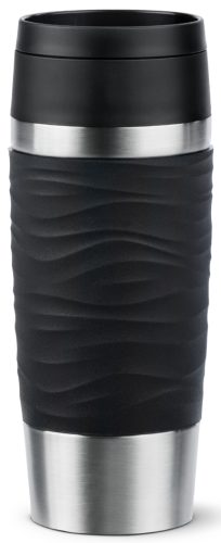 emsa Gobelet isotherme TRAVEL MUG Wave, 0,36 L., noir