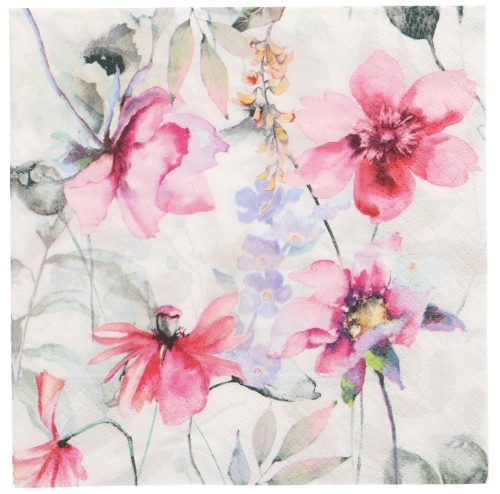 PAPSTAR Serviette à motif 'Summer Scent', 330 x 330 mm