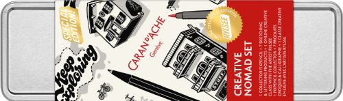 CARAN D'ACHE Set créatif nomade 'RYLSEE', 8 pièces