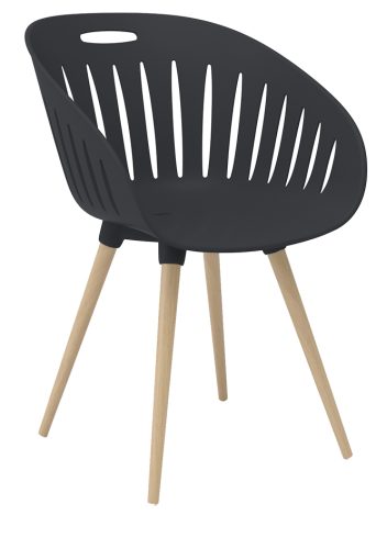 Topstar Chaise d'extérieur 'T2023', set de 2, anthracite