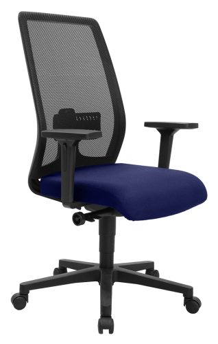 Topstar Chaise de bureau pivotante 'Eurostar 200', bleu /